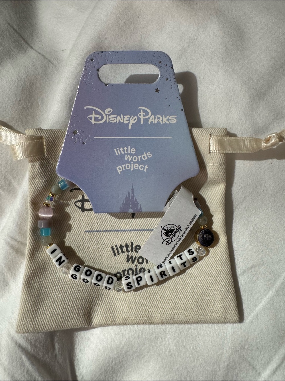 Disney Parks x Little Words Project  "Good Spirits" Bracelet -